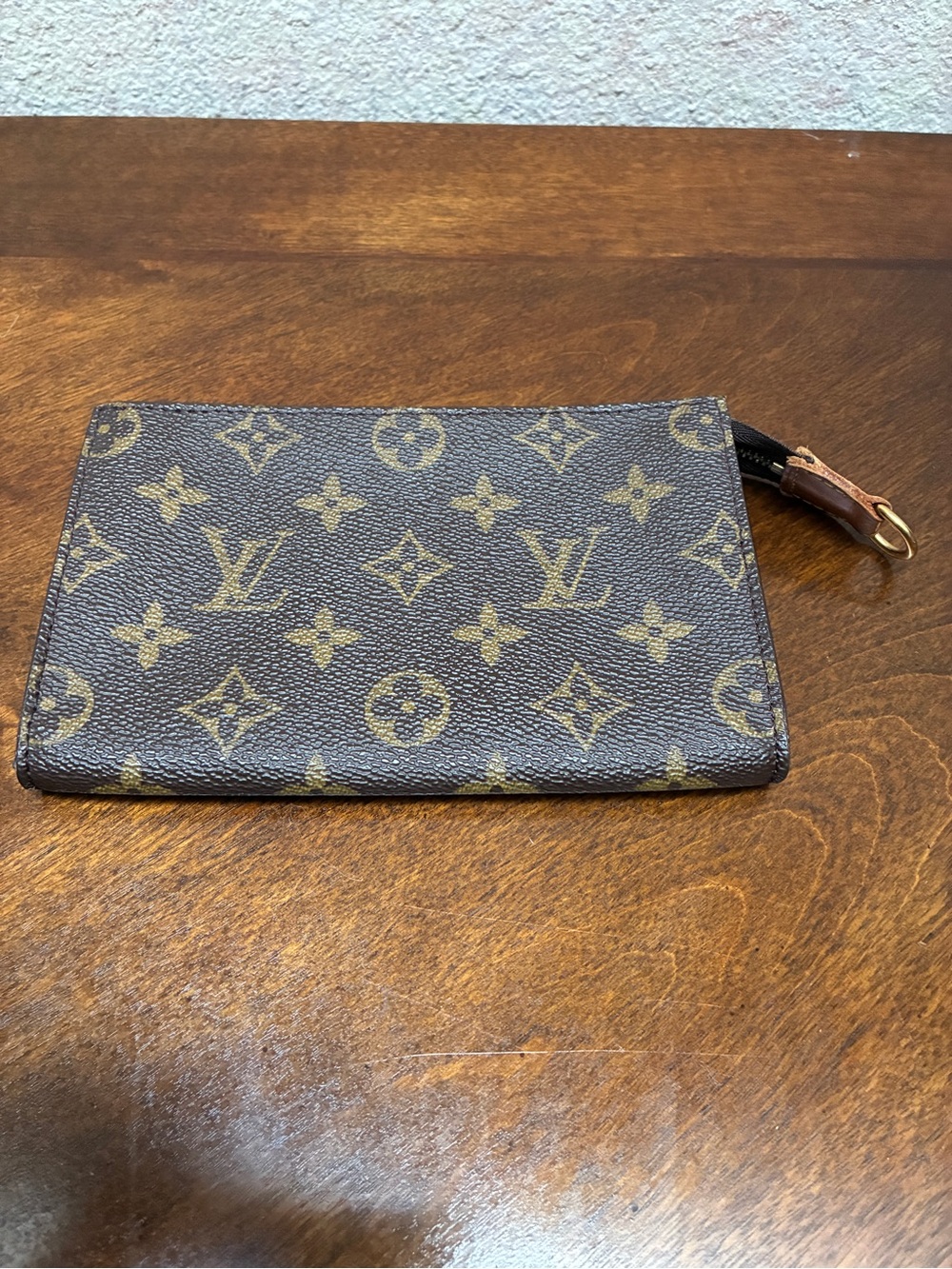 Louis Vuitton Monogram Canvas Pouch - Brown & Gold